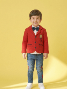 The Gentry Elite Blazer & Denim Bowtie Set