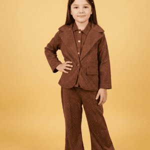 Kids Luxury 3-Piece Formal Coat Suit