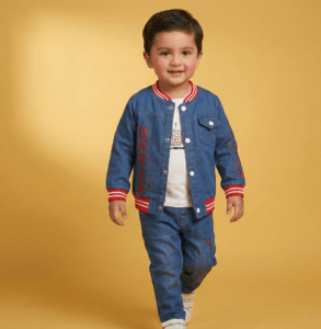 The Urban Genuine Varsity Denim 3-Piece Set