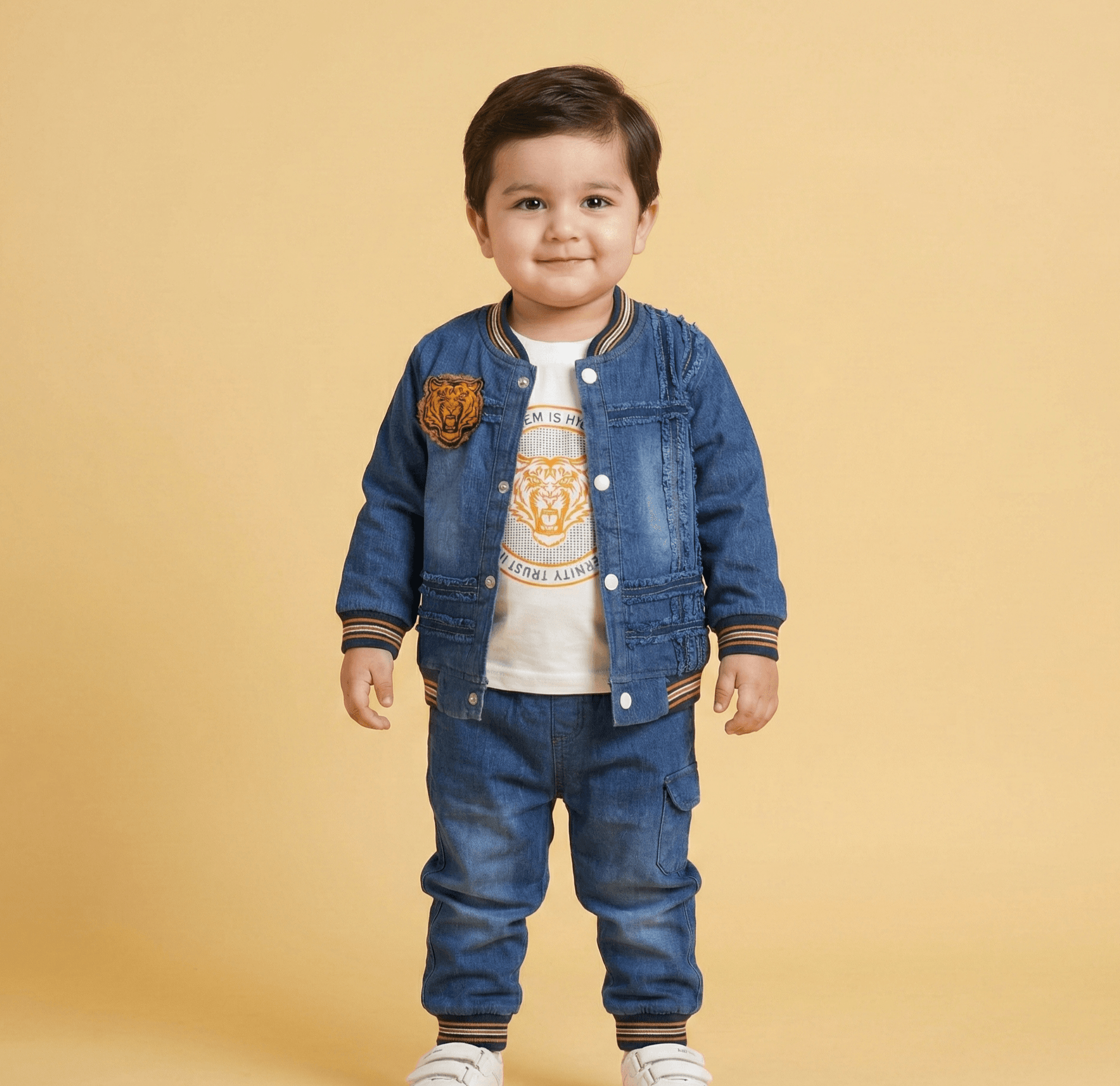 Urban Tiger Denim Ensemble - 3 Piece