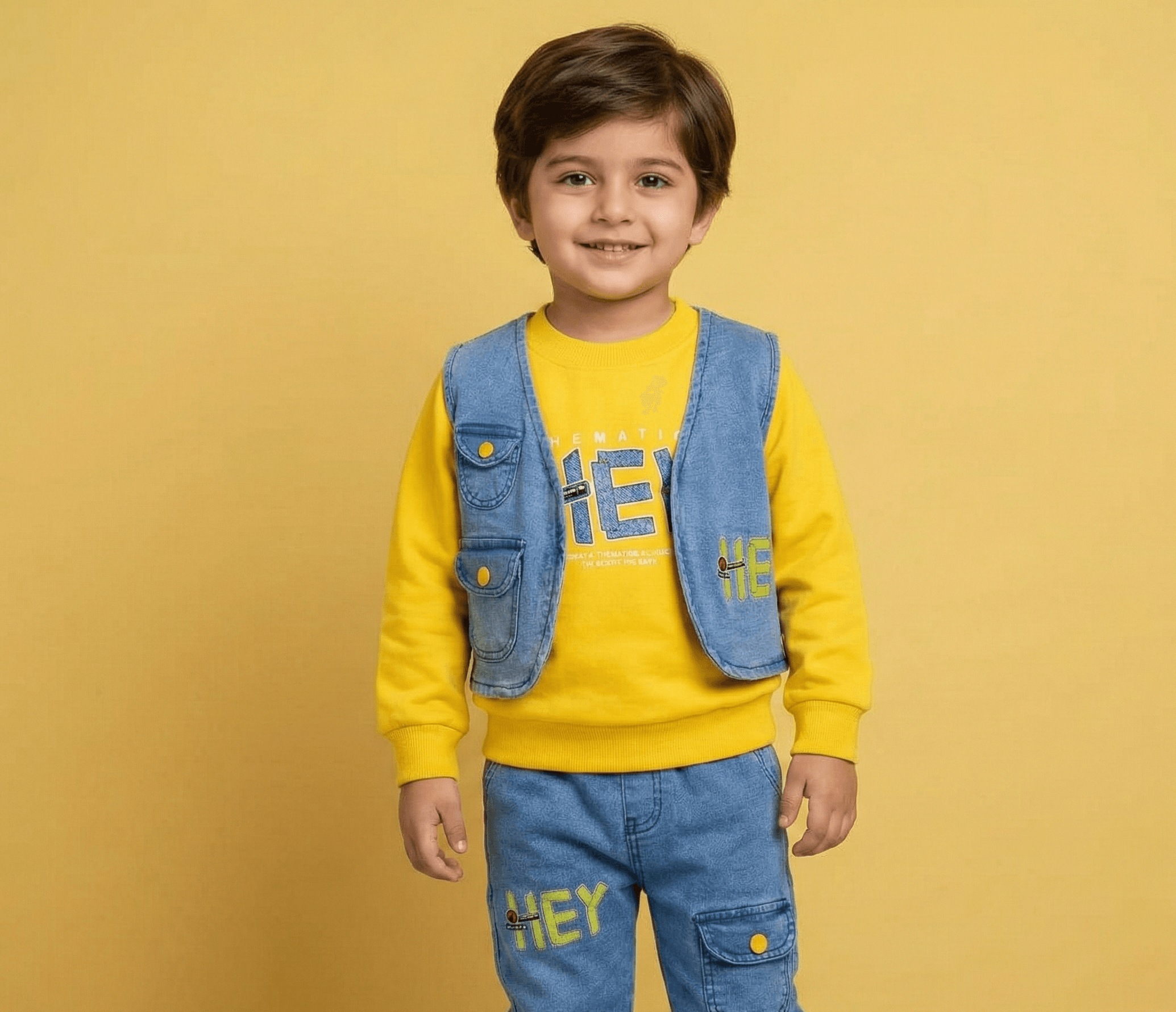 The HEY Urban 2.5-Piece Denim Vest Set - Image 6