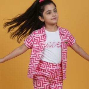 Girls 3-Piece Printed Summer Outfit