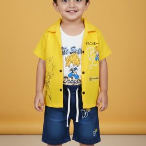 Boys' Dragon Ball Inspired 3-Piece Summer Set