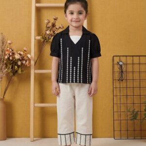 Geometric Embroidered Blouse