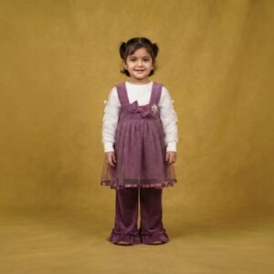 Velvet & Tulle Designer Two-Piece Outfit