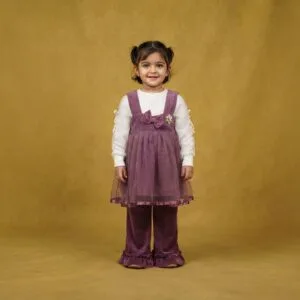 Velvet & Tulle Designer Two-Piece Outfit
